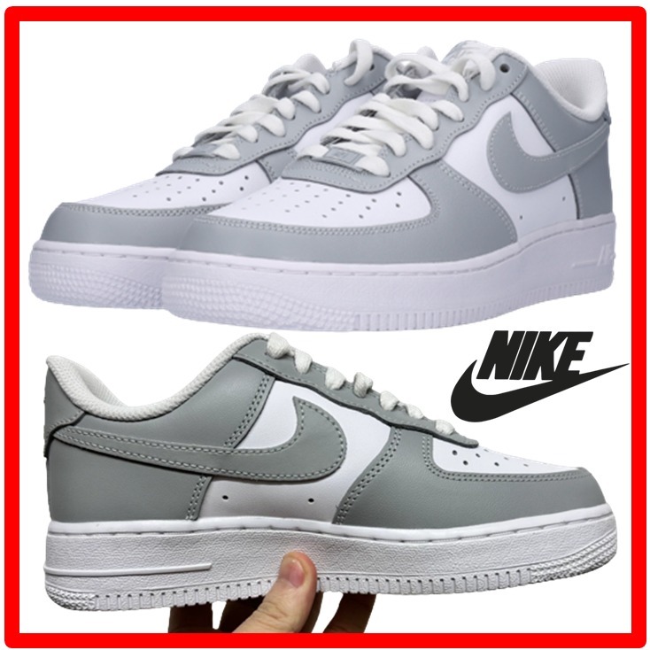 ★人気★【NIKE】★AIR FORCE 1 LOW WHITE/GREY★23-29cm★