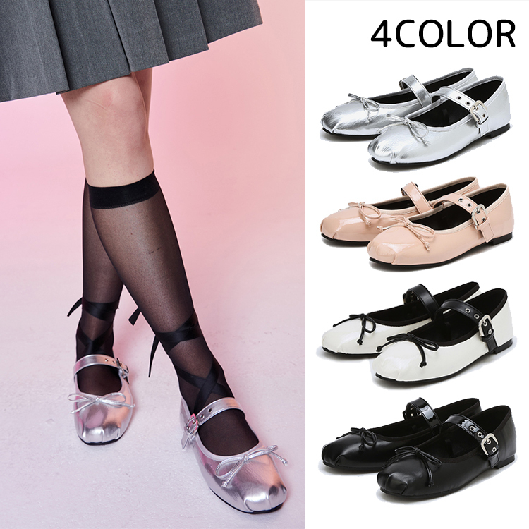 フラットシューズ JILLSTUART [HALLEY] RIBBON MARY JANE BMH979