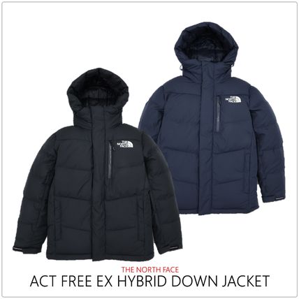 THE NORTH FACE Down Jackets Unisex Plain Logo Down Jackets