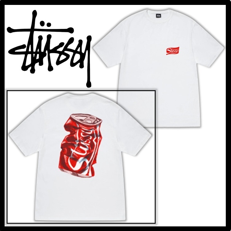 ★送料・関税込★STUSSY★SODA CAN TEE★WHITE