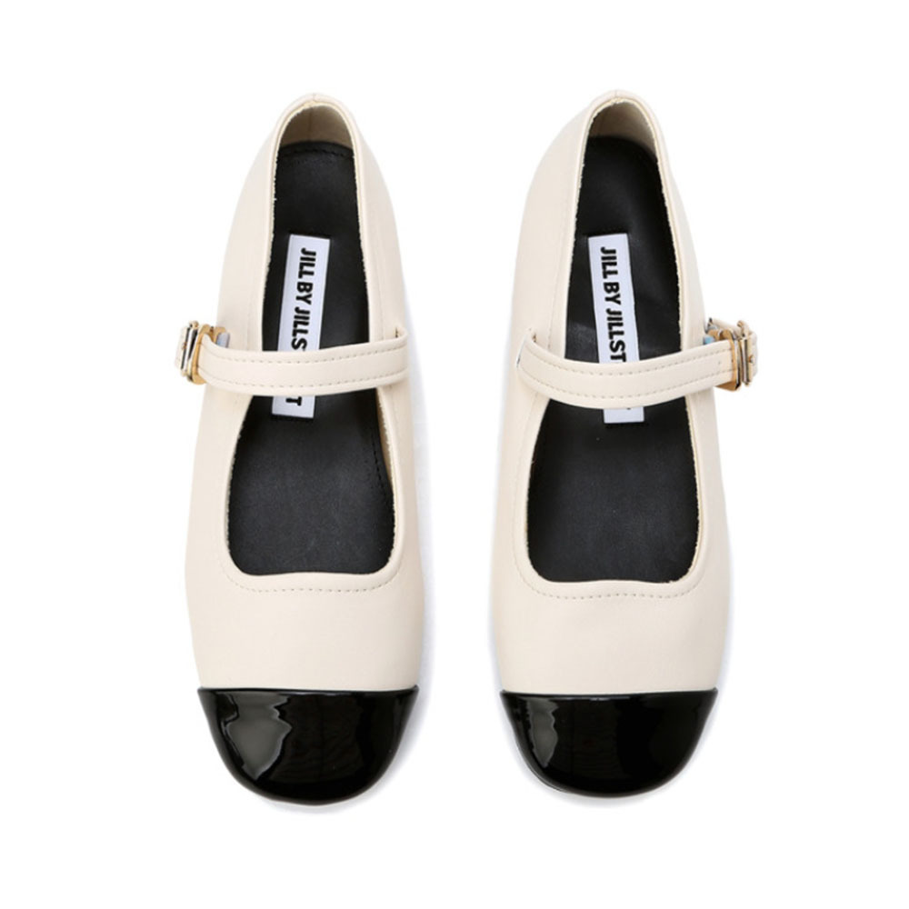 【JILLSTUART】Halley colorblocked mary jane flat shoes JILLSTUART]HALLEY] BICOLOR MARY JANE FLAT SHOES☆新作☆23SS