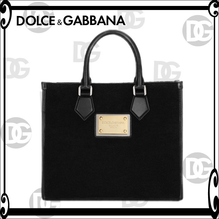 Dolce & Gabbana トートバッグ クロスボディ ブラック ロゴ