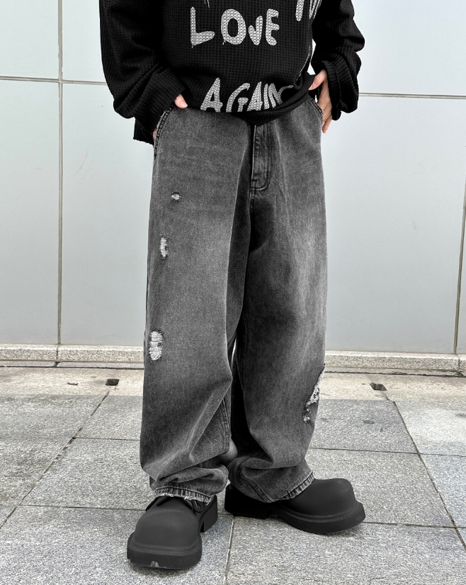SCENERITY】Shelfa Dis Balloon Jeans (SCENERITY/デニム