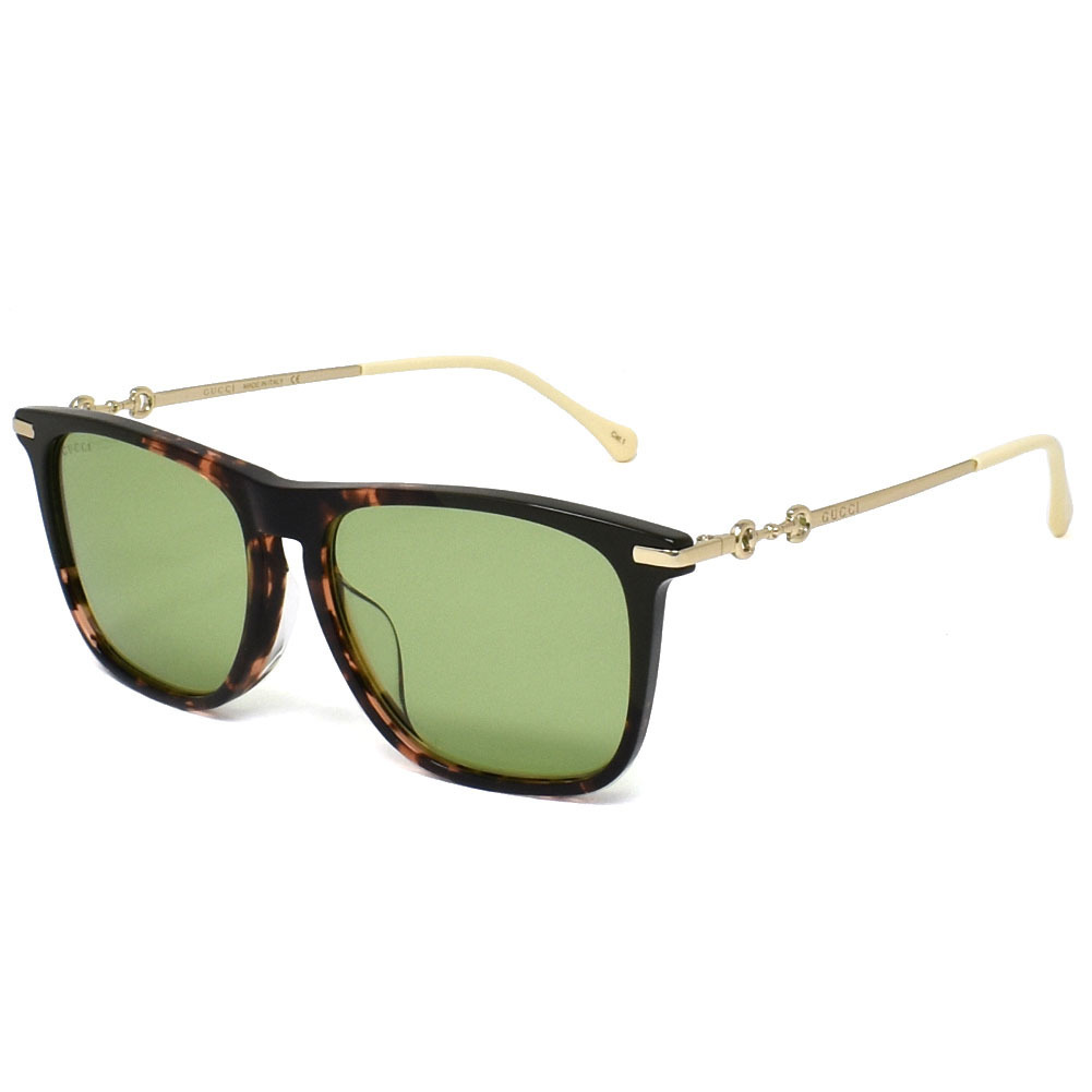GUCCI サングラス GG0915SA-003 HAVANA/GREEN ユニセックス
