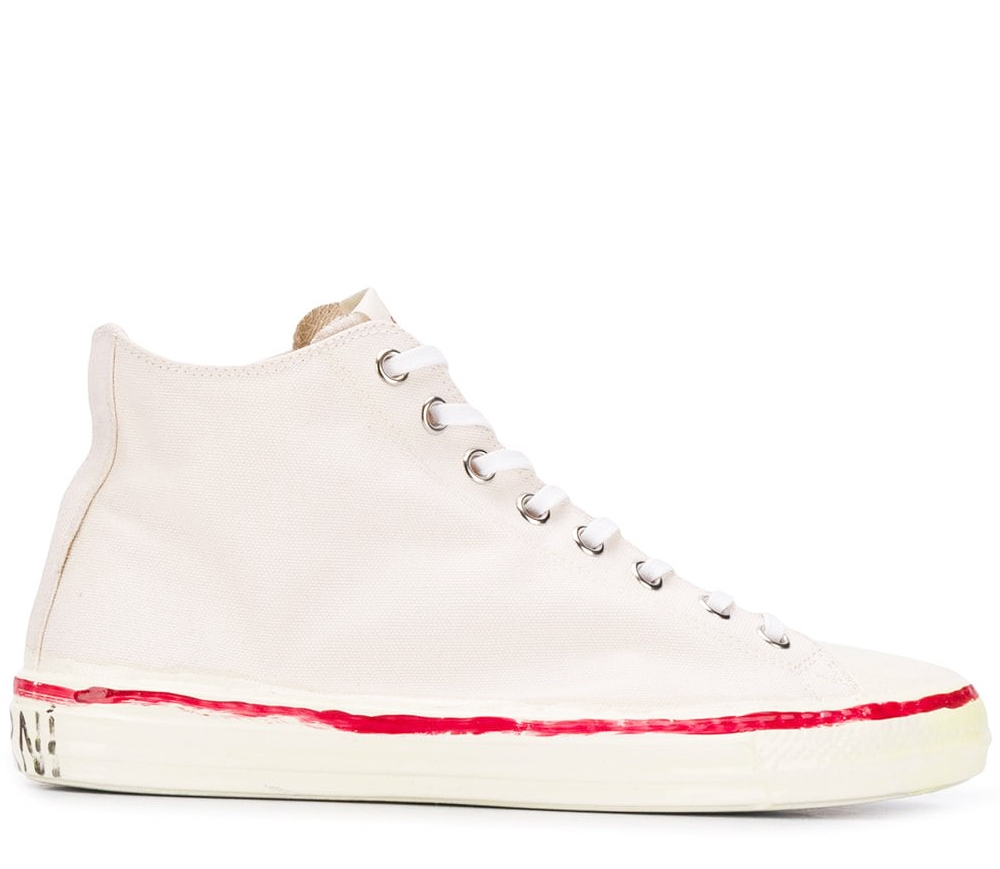 MARNIマルニGraffiti Logo High-Top Sneakersスニーカー