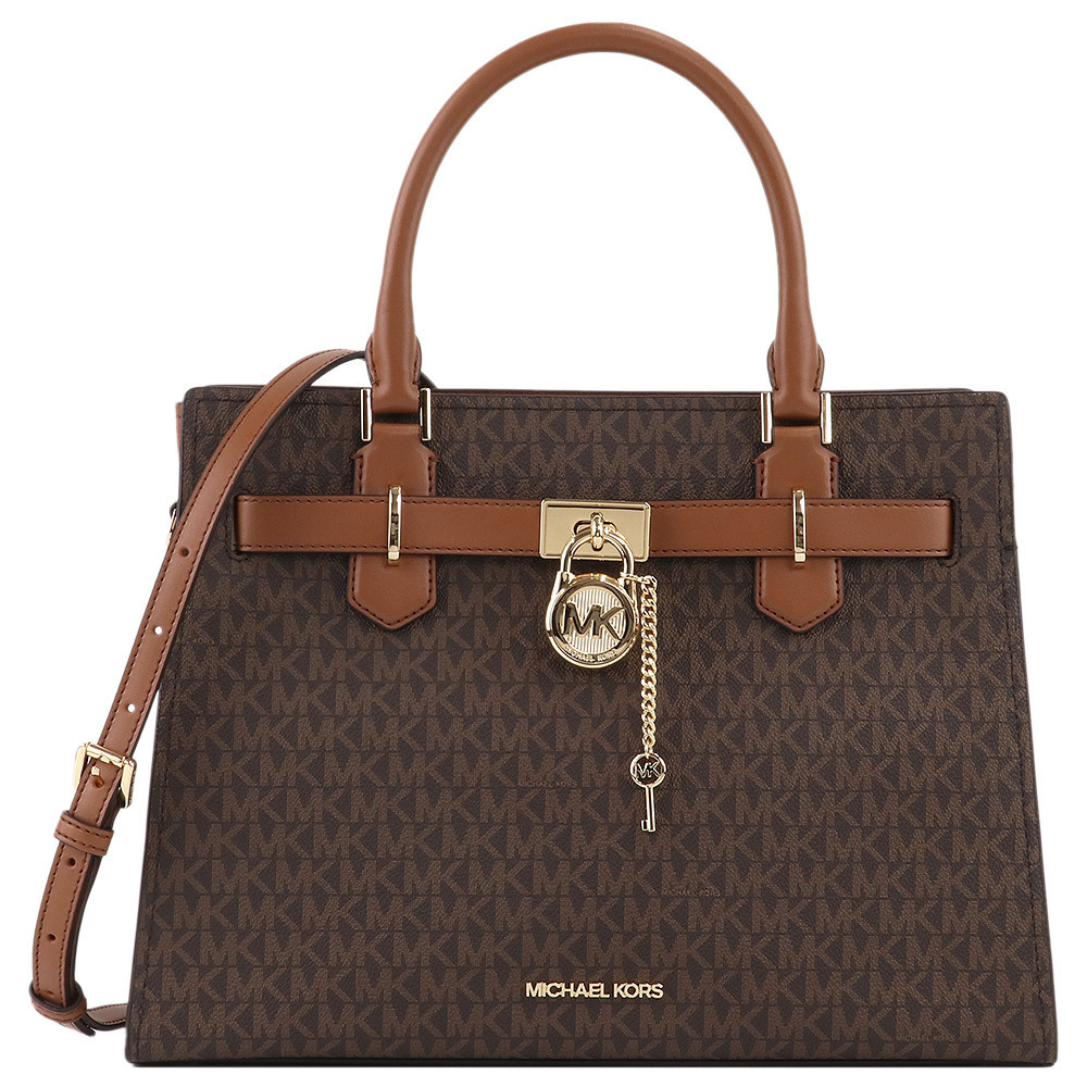 【国内即発】マイケルコース HAMILTON MD SATCHEL BROWN