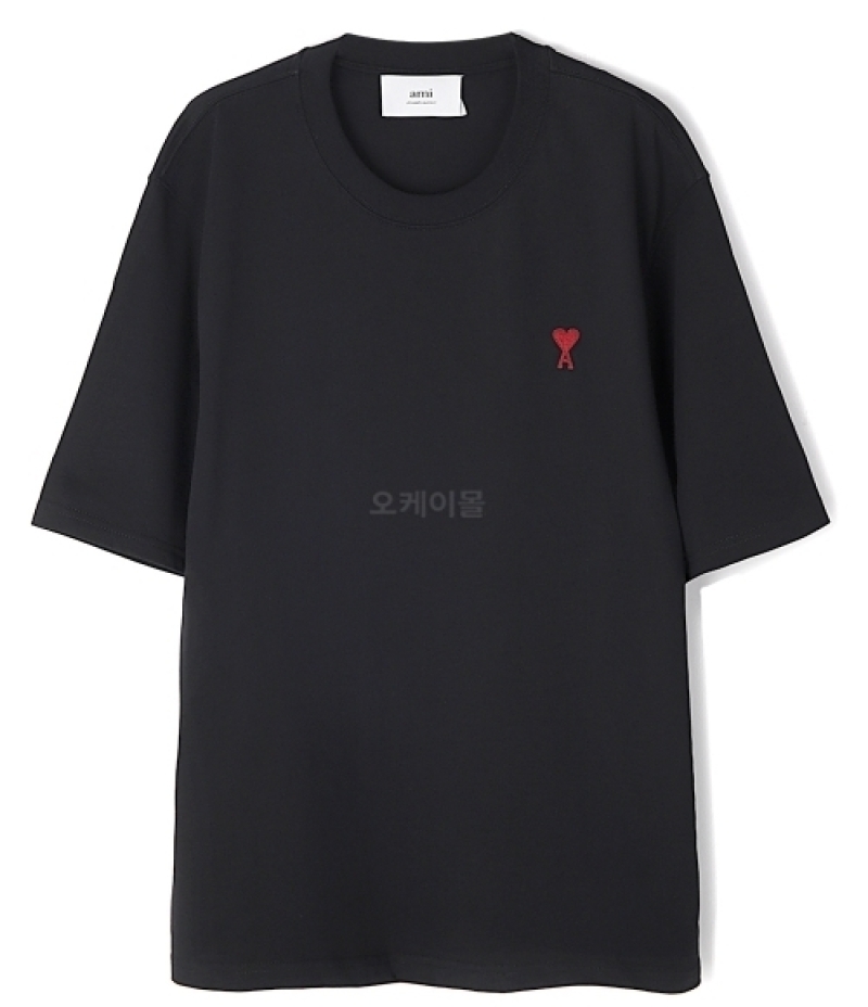 AMI｜SHORT-SLEEVED ROUND NECK T-SHIRTS (BFUTS005 726 001