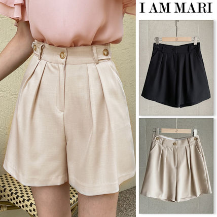 【I AM MARI アイアムマリ】Emma Pintuck Denim ショートパンツ I AM MARI(アイアムマリ) ショートパンツ(レディース) - 海外
