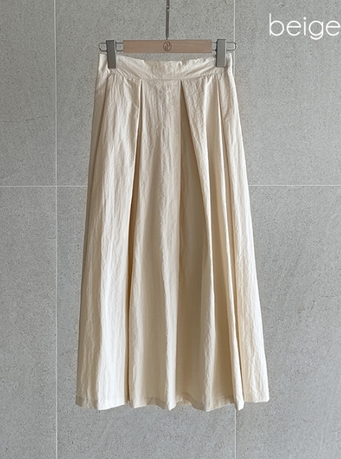 【I AM MARI】Gendel vivid pintuck banding skirt