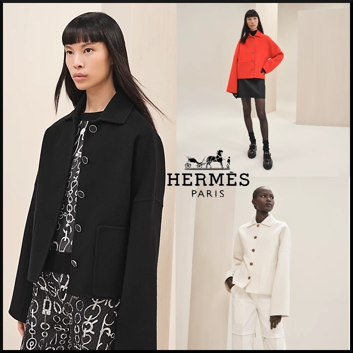 【高級感漂う】HERMES オーバーコート《Paletot》