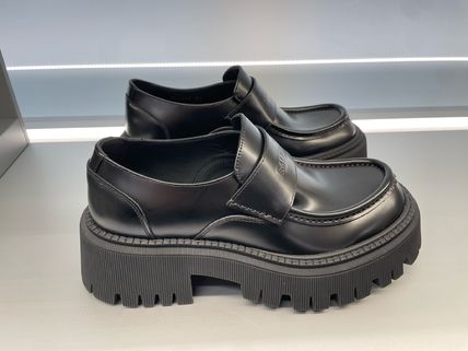 BALENCIAGAバレンシアガ　ローファー　黒　厚い靴底