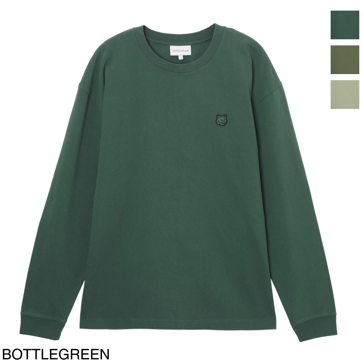 MAISON KITSUNE クルーネック長袖カットソー lm00109kj0118