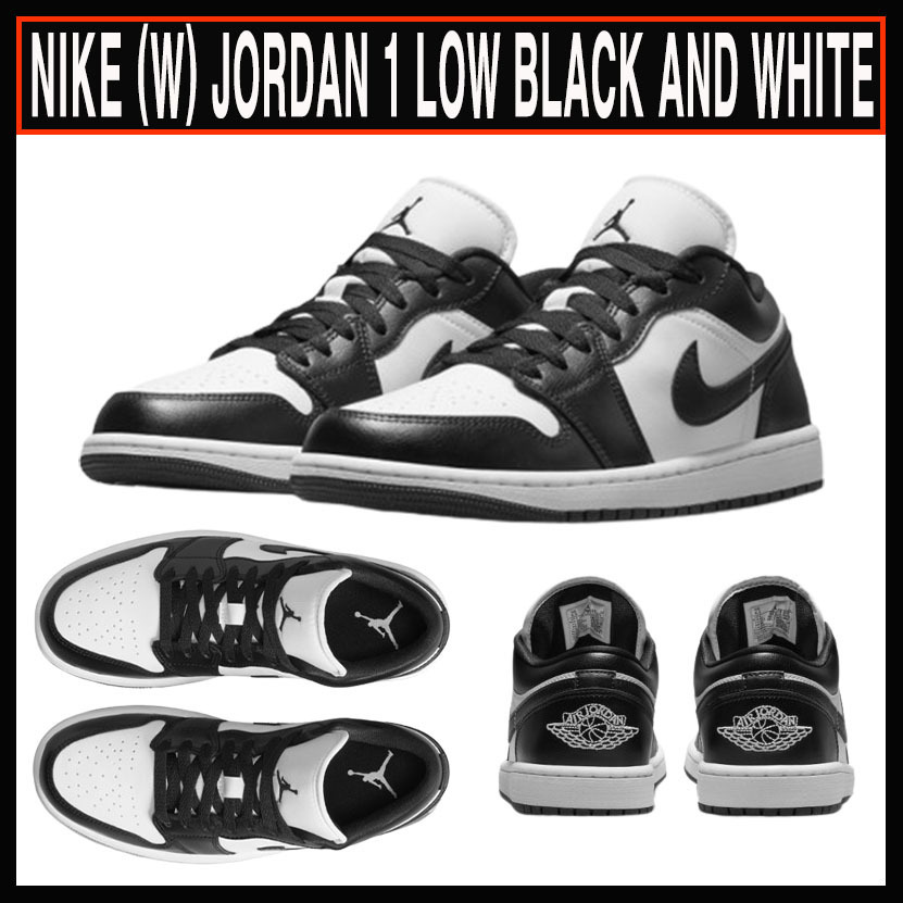 人気 ☆NIKE☆ JORDAN 1 LOW BLACK AND WHITE