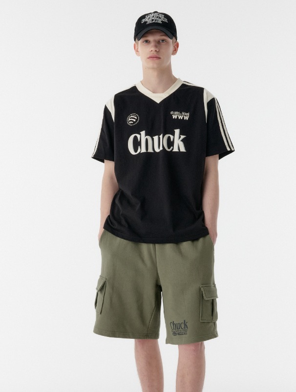 口コミ・レビュー｜☆韓国の人気☆【CHUCK】☆Uniform V-Neck T