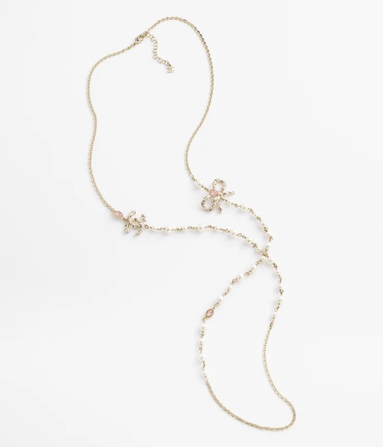《23B》リボンがキュート♪【CHANEL】シャネル ネックレス