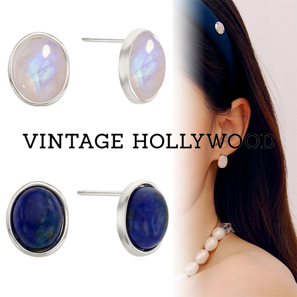 【VINTAGE HOLLYWOOD】Klias Gemstone Earrings★ピアス