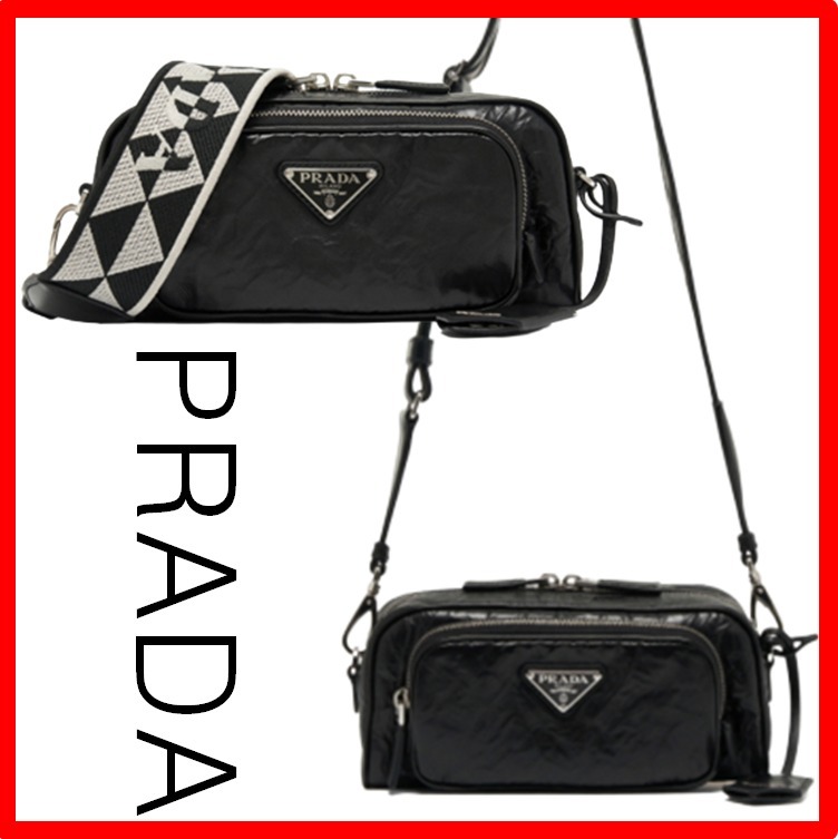☆人気☆【PRADA】☆ナッパ レザー ポケット ショルダーバッグ☆