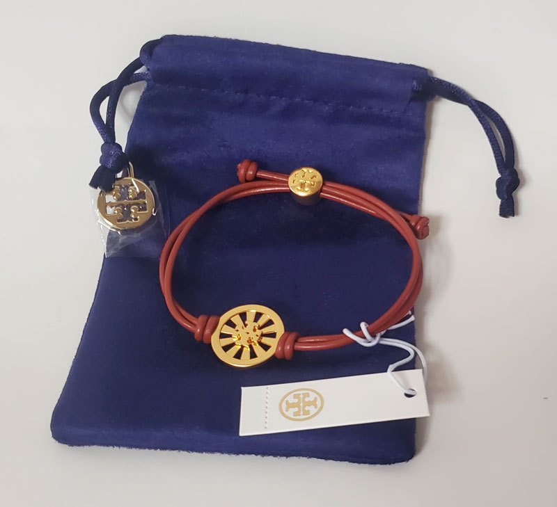 国内発送 送料無料☆Tory Burch 大人可愛い♪レザーブレスレット