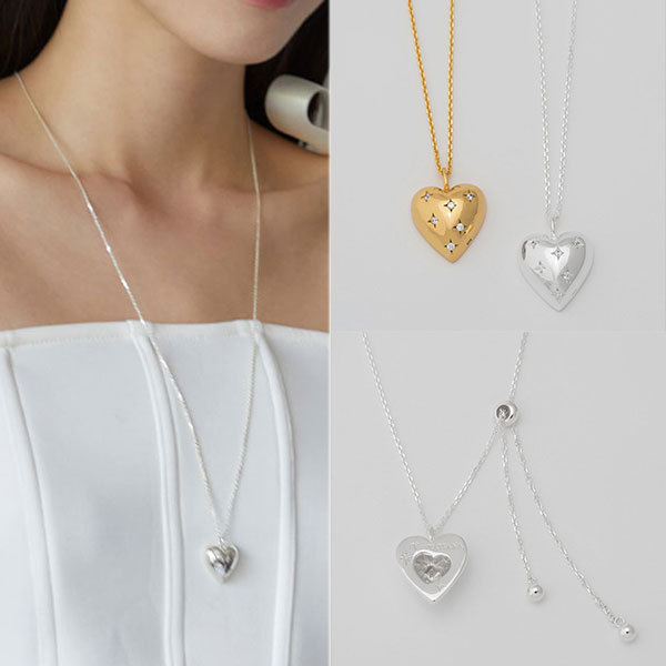 ネックレス・ペンダント TATIANA (SIRVER925) Twinkle Heart necklace BMR261