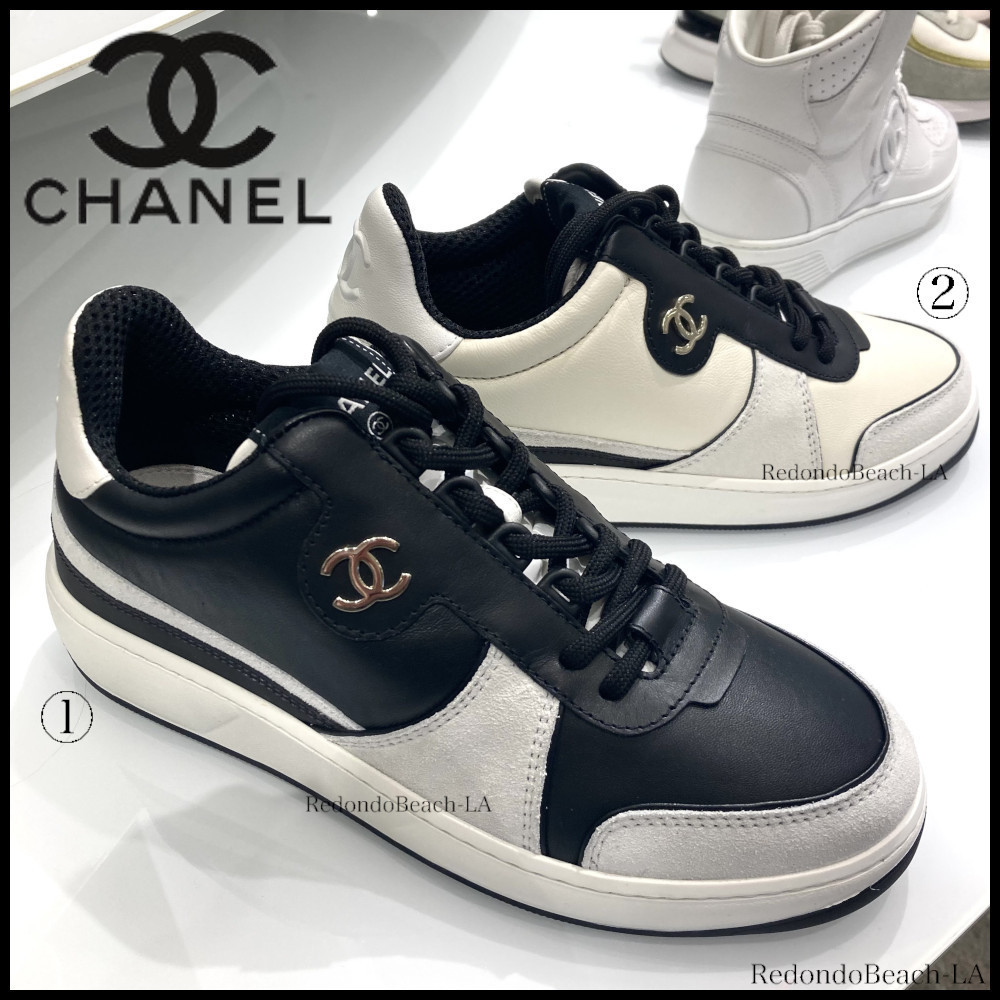 【超キュートな新デザイン】CHANEL★スニーカー★バイカラー