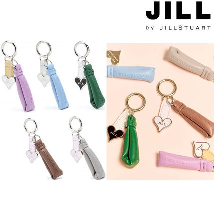 キーホルダー・キーリング JILLSTUART SOLID COLOR COWHIDE KEY HOLDER 5BJH266 韓国 JILLSTUART(ジルスチュアート) キーホルダー・キーリング