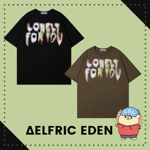 【Aelfric Eden】 レタープリント Tシャツ ☆送料間税込