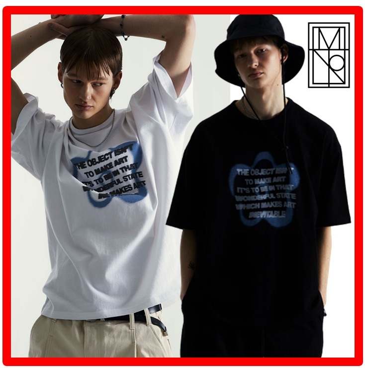 人気★【Mim the wardrobe】★BLUR FLOWER T-SHIR.T★Tシャツ