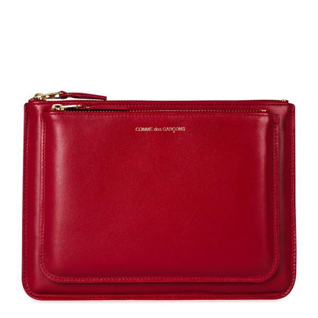 《関税送料込》COMME des GARCONS☆エンボスクラッチバッグ