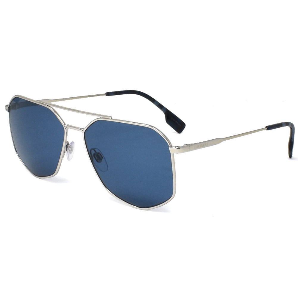 BURBERRY サングラス 0BE3139 100580 58 SILVER / BLUE
