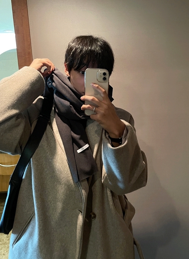 【COSYHARU】Woody wool double coat COSYHARU】Woody wool double coat