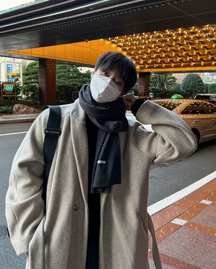 COSYHARU】Woody wool double coat