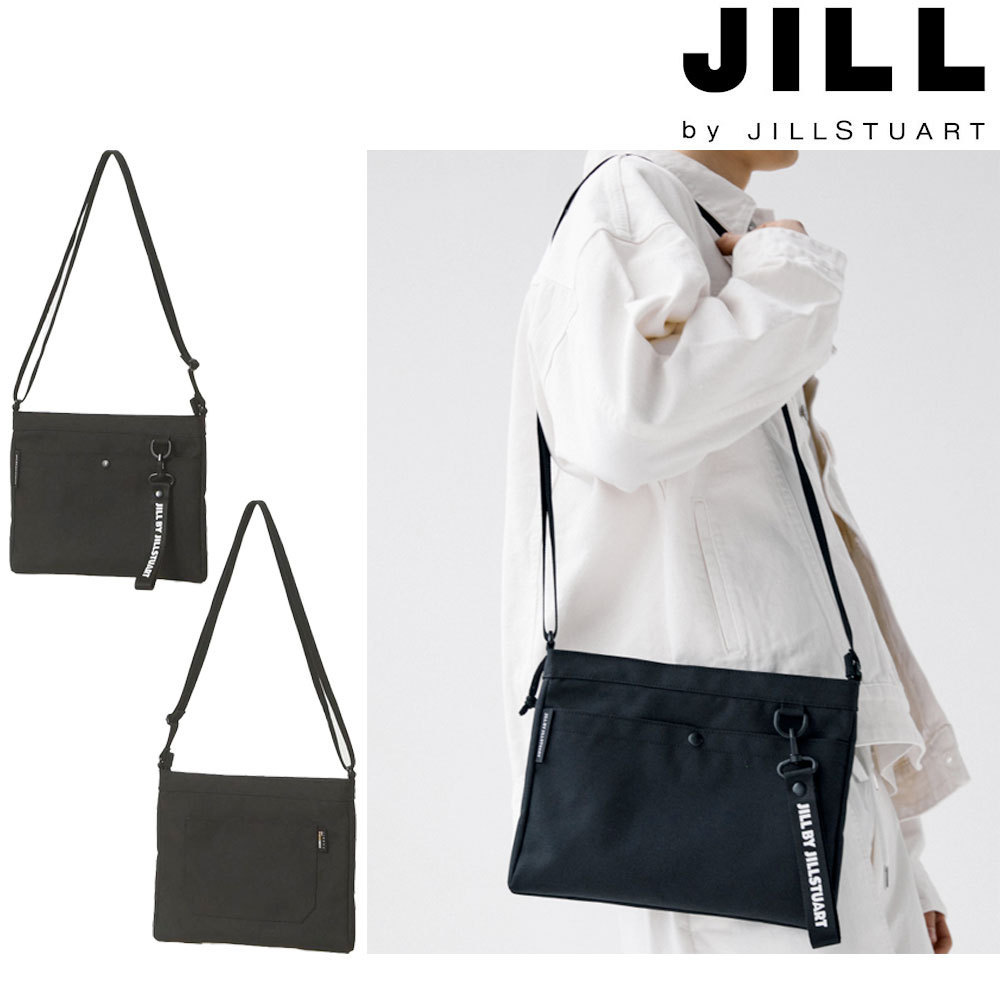 ショルダーバッグ [JILLSTUART][Youth]Black Logo Cordura Nylon Unsex Cross Bag