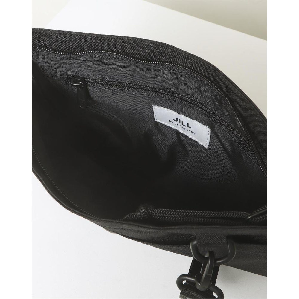 ■JILLSTUART■ Youth Black Logo Cordura Nylon Cross Unisex M JILLSTUART][Youth]Black Logo Cordura Nylon Unsex Cross Bag
