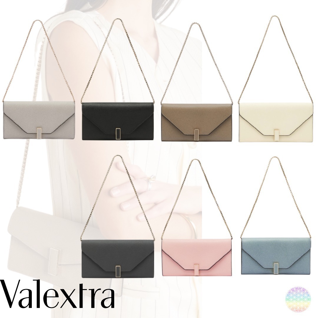 直営店買付【Valextra】イジィデ チェーンウォレット