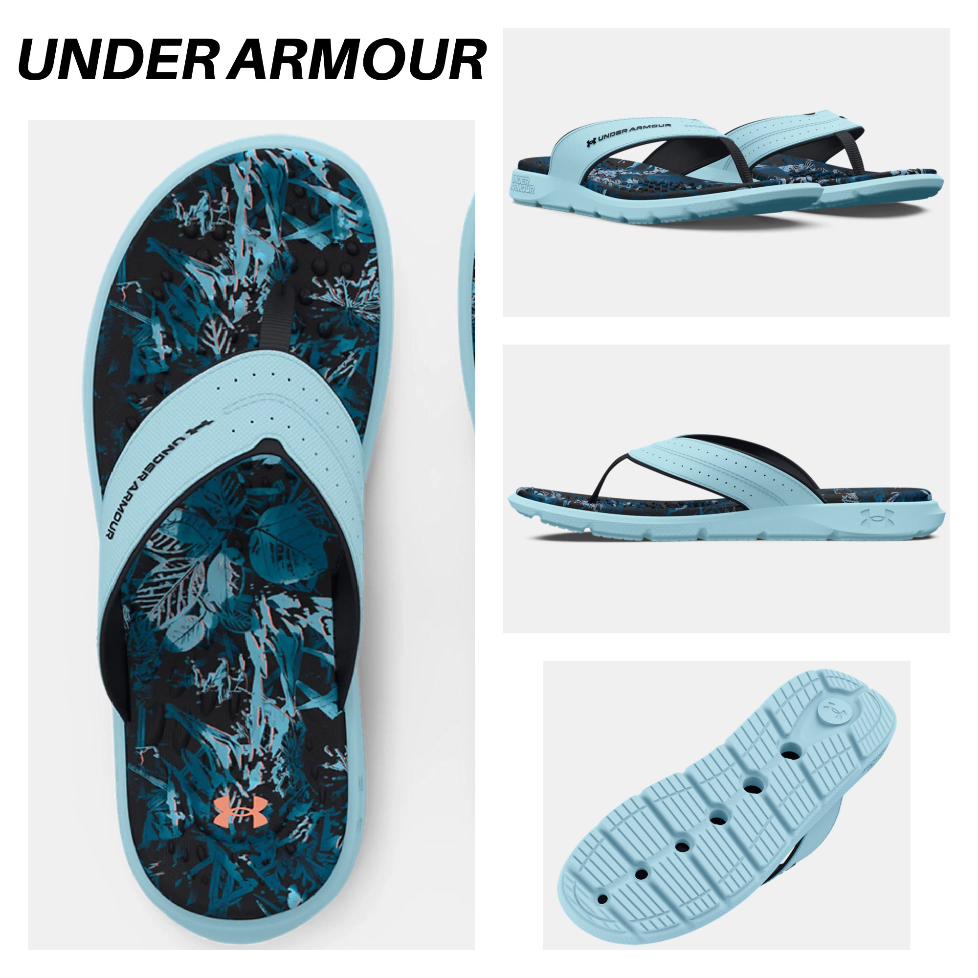 【UNDER ARMOUR】UA Ignite Pro Marbella Graphic Sandals