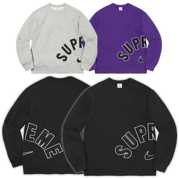 Supreme x NIKE コラボ アーク クルーネック トレーナー SS22