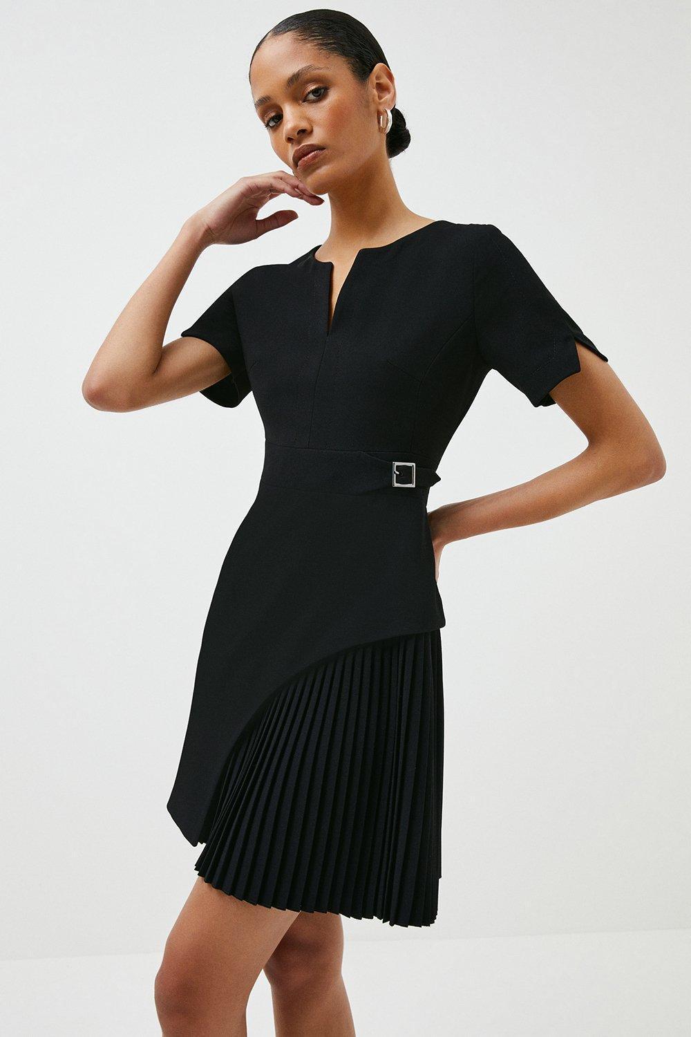 日本未入荷★Karen Millen プリーツフレアワンピース 日本未入荷☆Karen Millen プリーツフレアワンピース