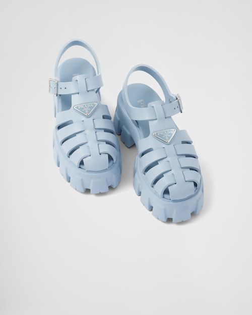 大人気！直営店買付☆PRADA☆フォームラバー サンダル 国内直営店♡PRADA プラダ フォームラバー サンダル (PRADA
