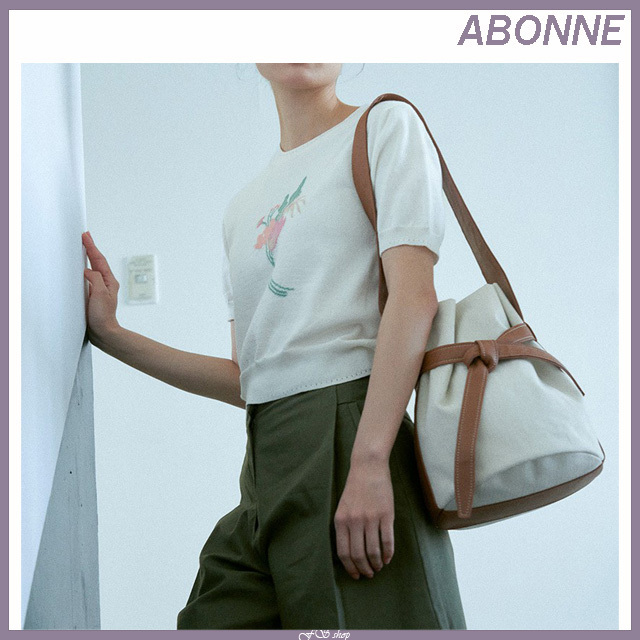 ABONNE [配送/関税込み] FORET BAG_CANVAS BROWN