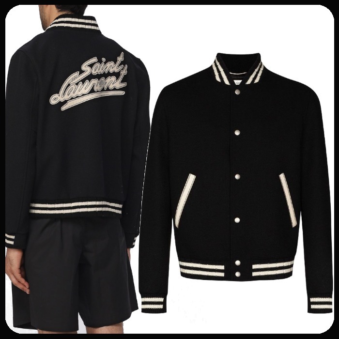 関税・送料込 SAINT LAURENT テディ ジャケット ウール SAINT LAURENT (サンローラン) TEDDY JACKET (テディジャケット