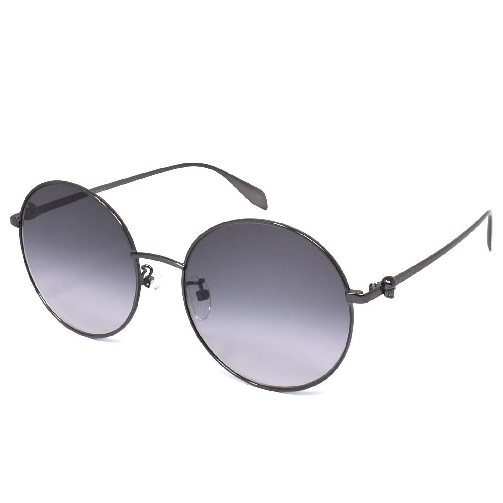 Alexander McQueen サングラス AM0275S 001 ルテニウム スカル