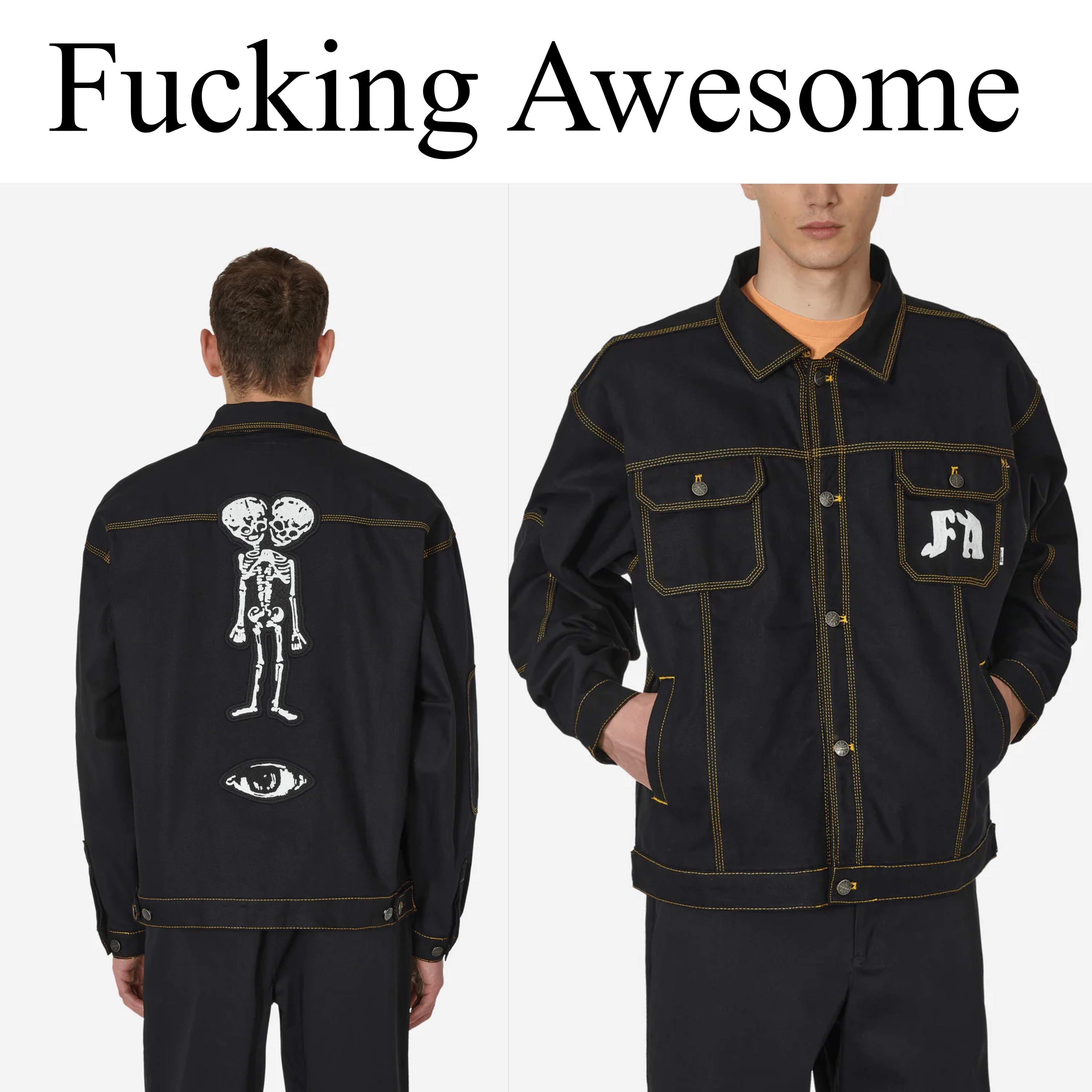 FUCKING AWESOME ファッキンオーサム skull trucker トラッカー