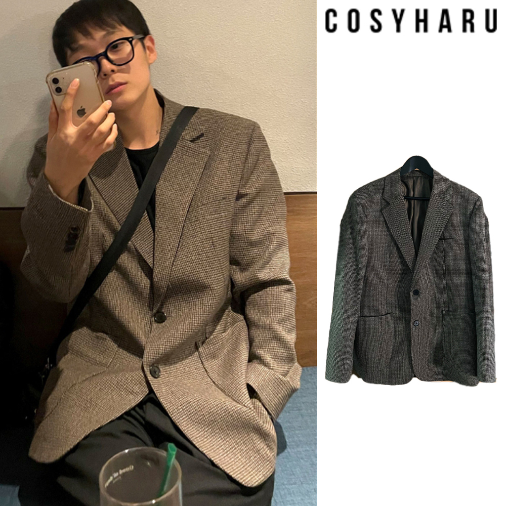 【COSYHARU】Premium Vintage Check Jacket COSYHARU (コシハル) - プレミアムヴィンテージチェック