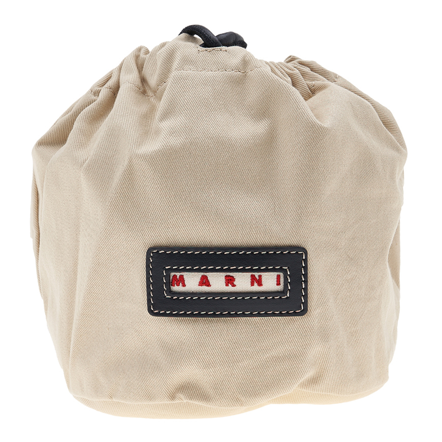 《MARNI》 SCMP0056U0 LV589 00N99 TROPICALIA バケットバッグ