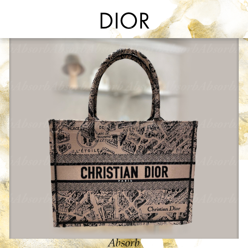 【23AW NEW】Dior_women / MEDIUM DIOR BOOK トートバッグ