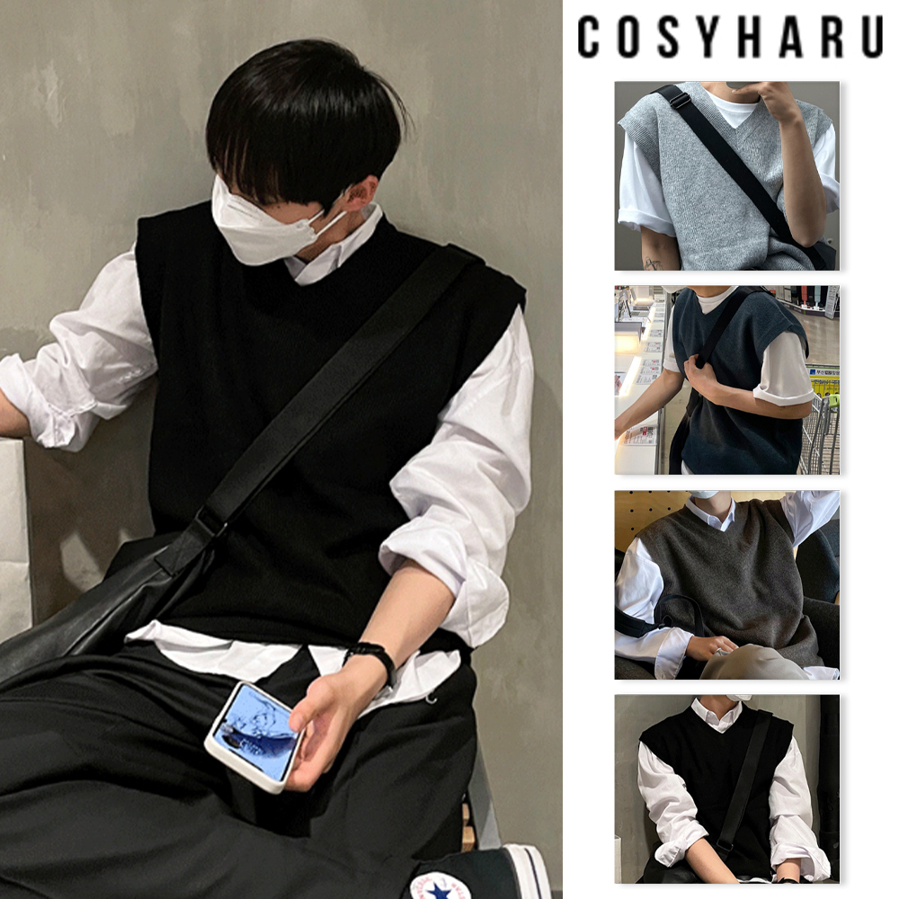 【COSYHARU】DEAR Cashmere V Vest