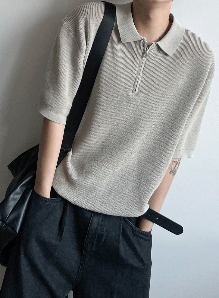 【COSYHARU】Venice half-zip collar knit COSYHARU】Venice half-zip collar knit (COSYHARU/ニット