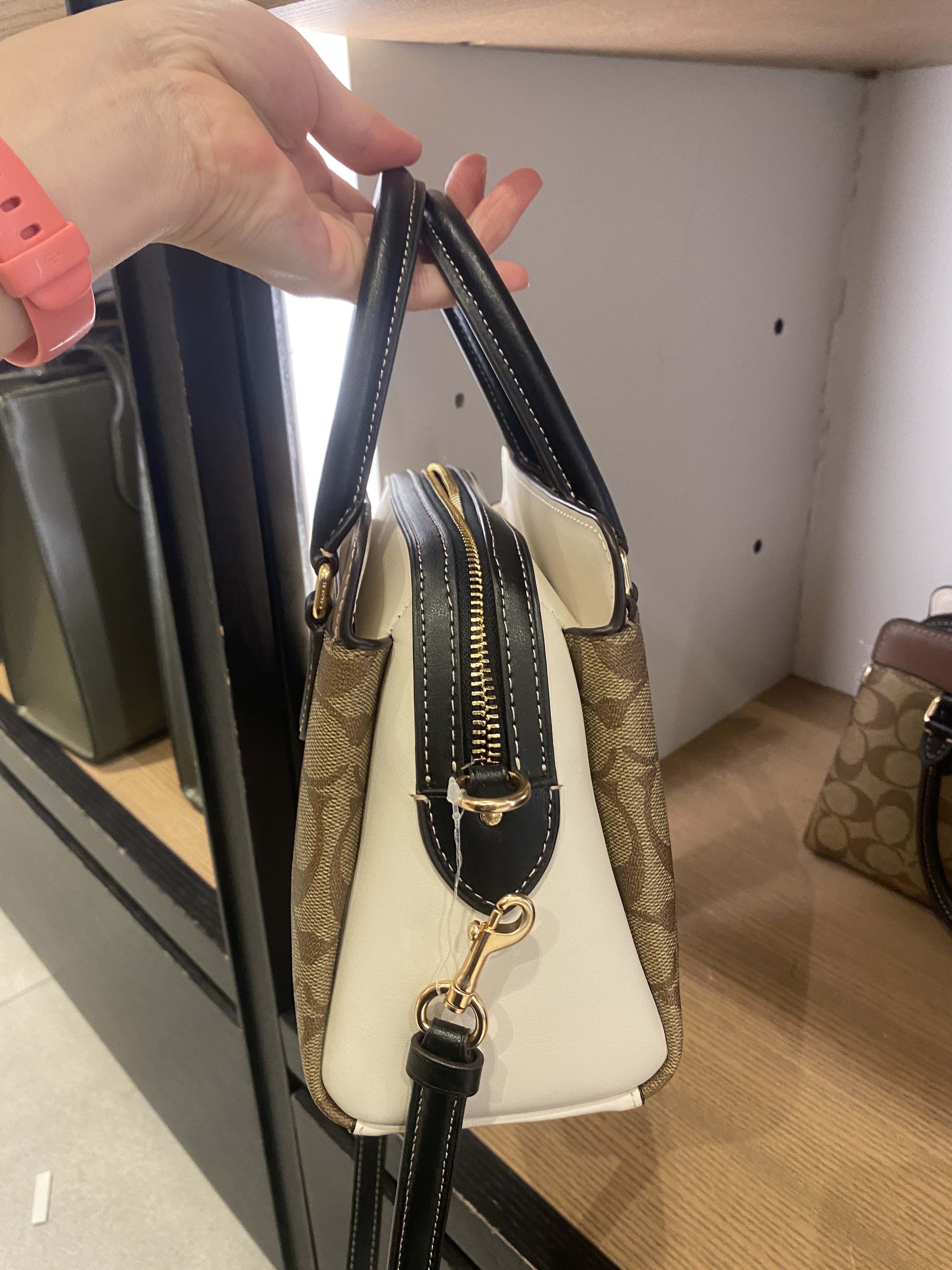 半額 50％OFFの通販 ダーシー 】ミニ Coach Mini (Coach CH287 Darcieキャリーオール バッグ
