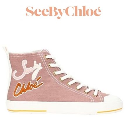 送料関税込み☆SEE BY CHLOE ロゴ スニーカー See by Chloe(シーバイクロエ) スニーカー(レディース) - 海外