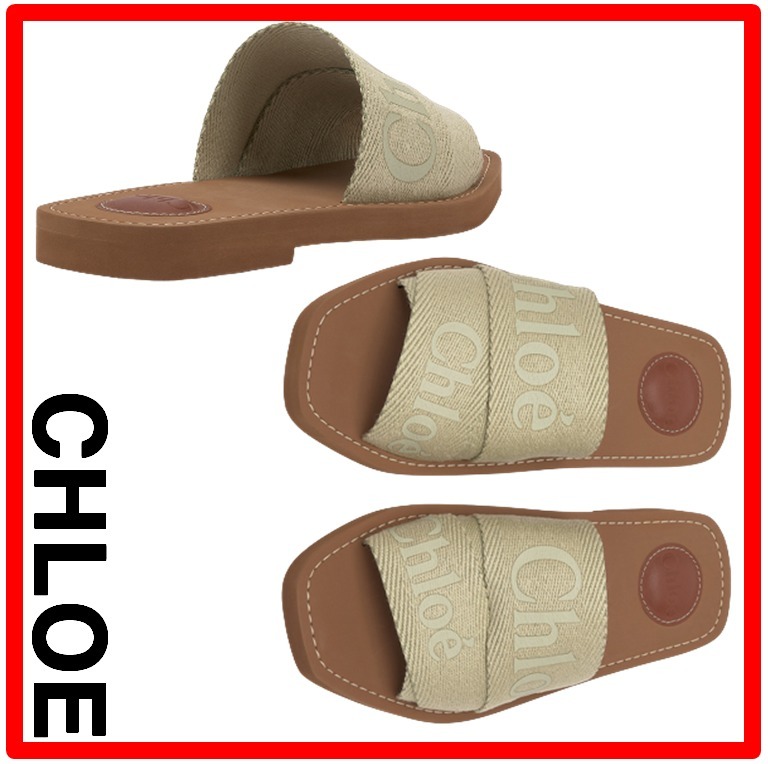 ☆韓国の人気☆【Chloe】☆WOODY フラットミュール☆MULE☆